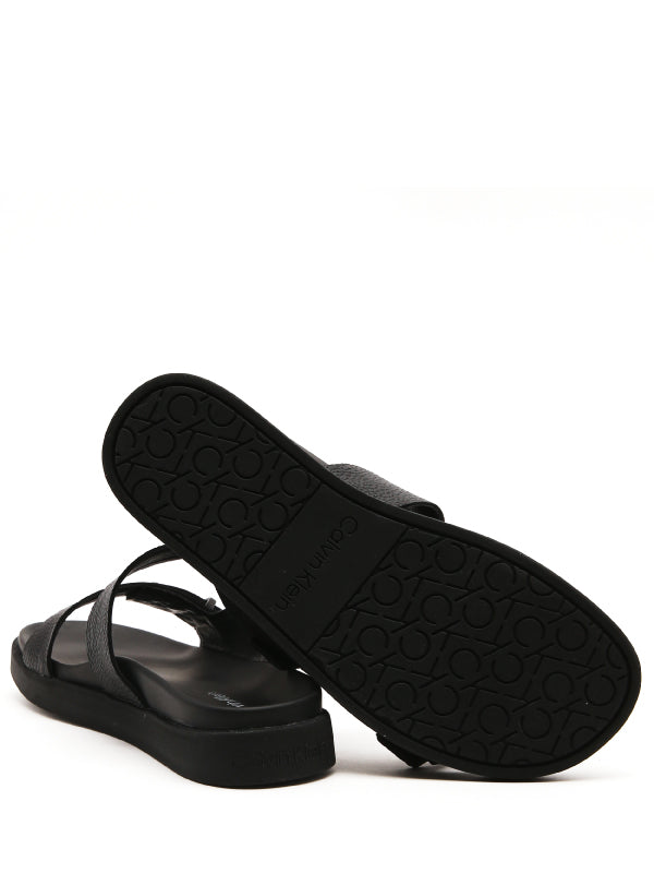 DOUBLE STRAP SANDAL Ck Black / 42