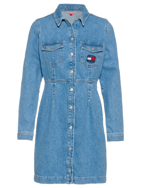 Slim Denim Dress Ce8 Denim Light / L