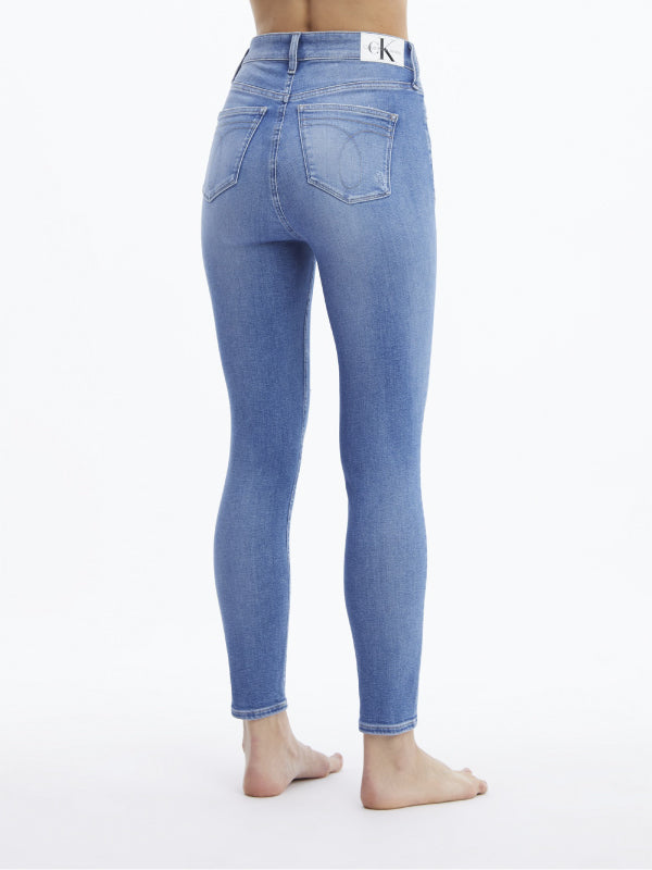 HIGH RISE SKINNY ANK Denim Medium / NI30