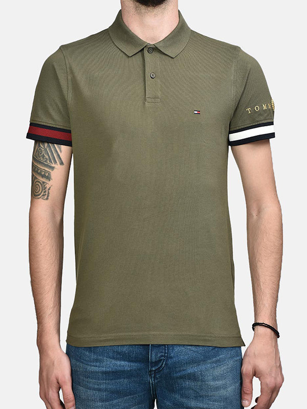 ICON FLAG CUFF SLIM Army Green / L