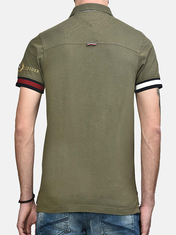 ICON FLAG CUFF SLIM Army Green / L