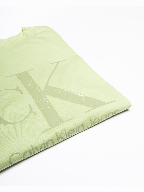 Gel Monogram Tee Jaded Green / L