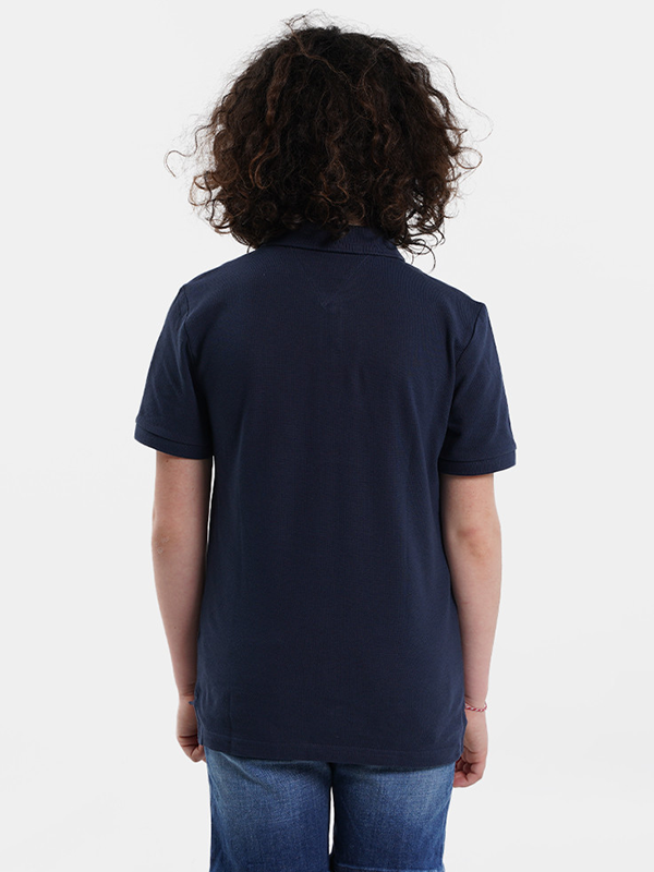 Tommy Tape Polo S/S Twilight Navy / 10