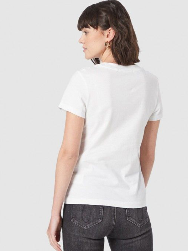 MONOGRAM SLIM TEE Bright White / L