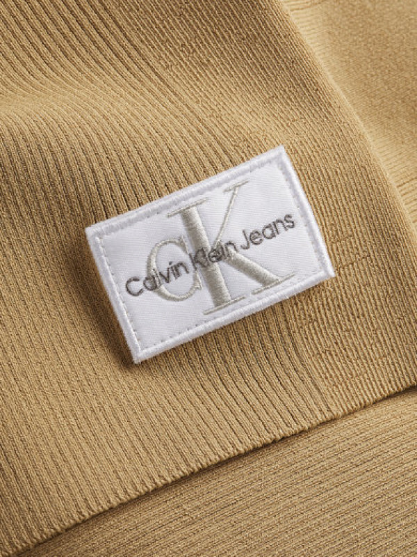 Badge Knitted Cardig Tawny Sand / L