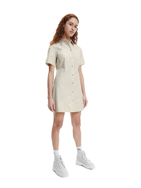 Badge Short Sleeves Eggshell / L