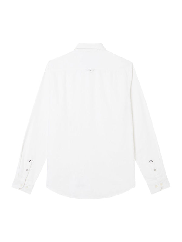 Linen Blend Shirt Bright White / L