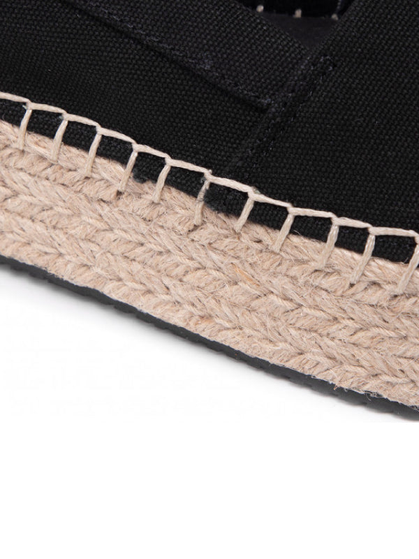 Flatform Espadrille Black / 37