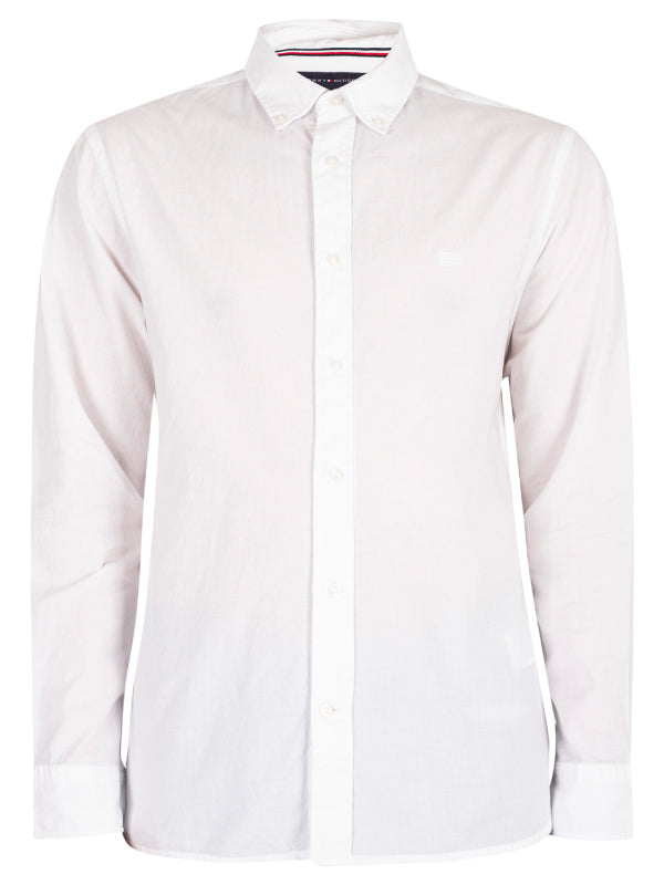 Natural Soft Poplin Rf Shirt Optic White / L