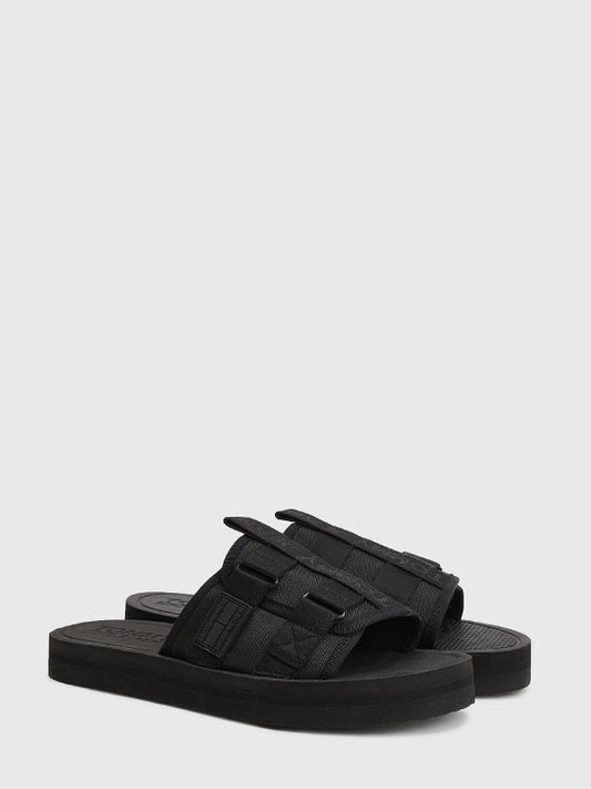 Mens Slip On Tech Sandal Black / 42