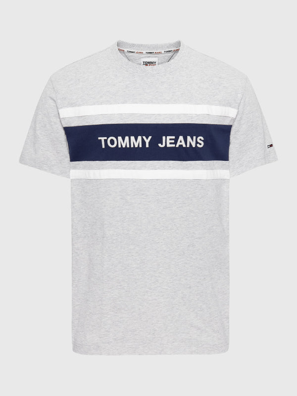 Tjm Branded Tommy Tee Lt Grey Htr / L