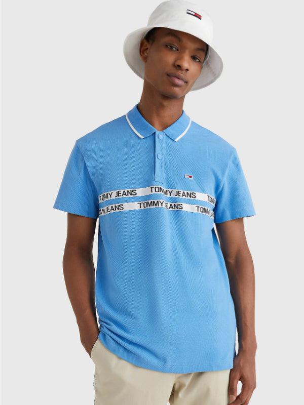 Tjm Chest Tape Polo Mesmerizing Blue / L