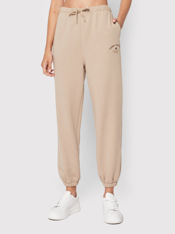 Relaxed Varsity Sweatpant Beige / L