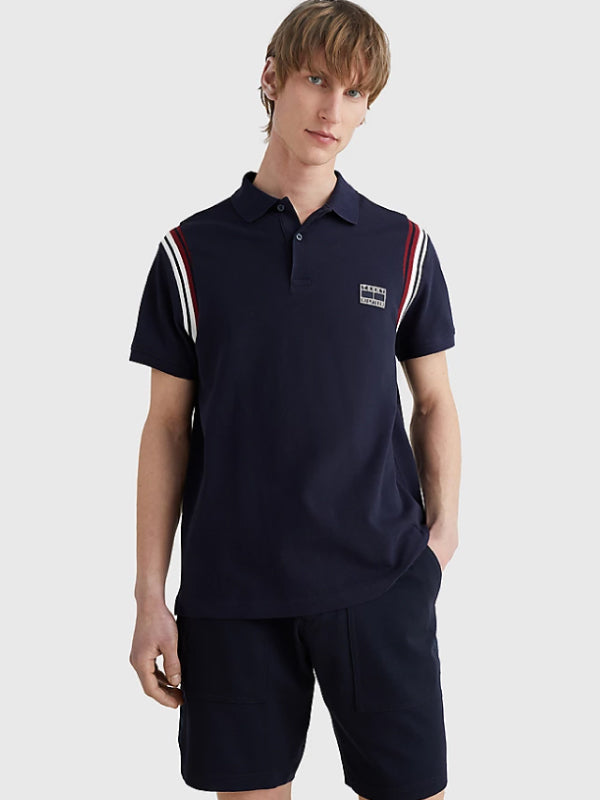 Shoulder Rib Detail Regular Polo Desert Sky / L