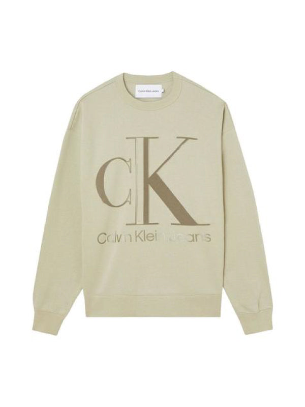 High Shine Ck Instit Crew Neck Wheat Fields / L