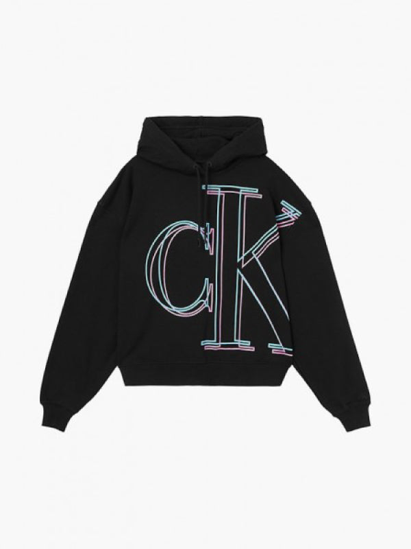 Illuminated Ck Hoodie Ck Black / L