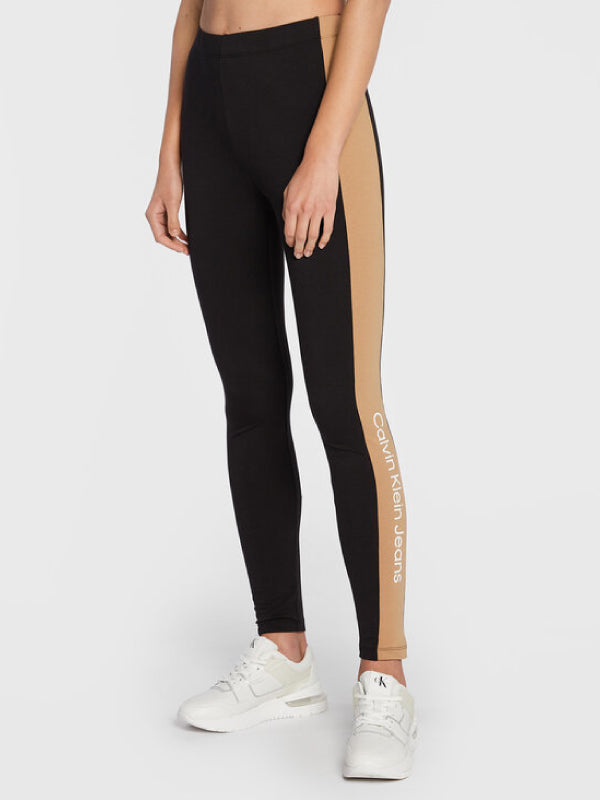 Color Blocking Leggings Ck Black/ Timeless Camel / L