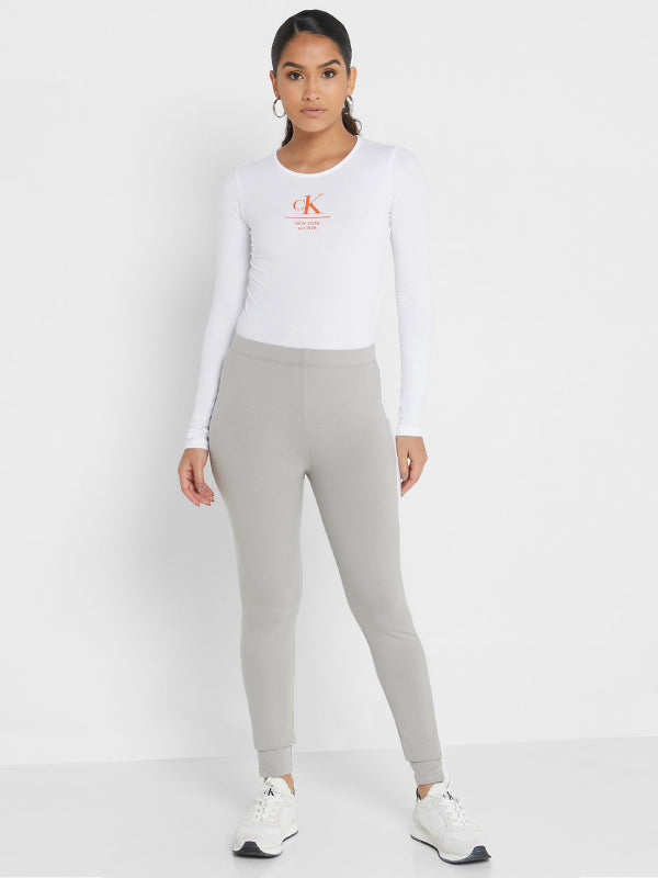 Color Blocking Leggings Mercury Grey/ Bright White / L