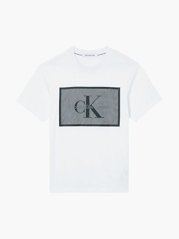 Monologo Mesh Box Tee Bright White / L