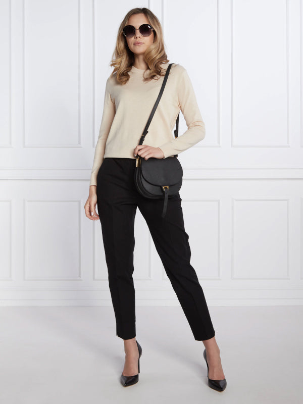 Stretch Gabardine Cigarette Pant Ck Black / 42