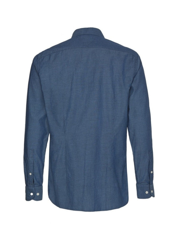 Dc Chambray Dobby Sf Shirt Dark Blue / Light Blue / L