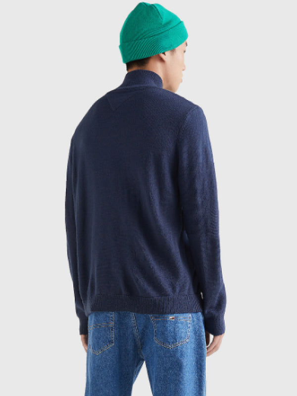 Tjm Rlxd Signature Half Zip Twilight Navy / L