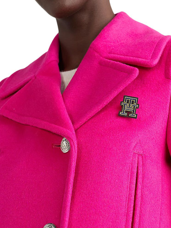 Wool Blend Db Peacoat Eccentric Magenta / 42