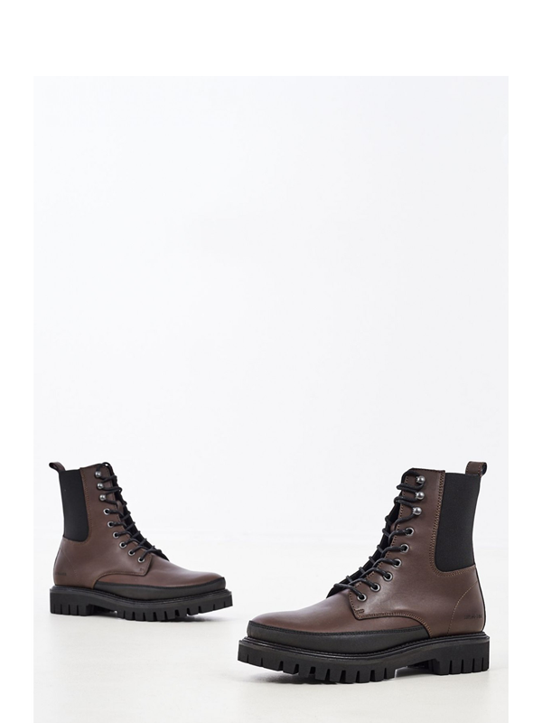 Premium Casual Chunky Lth Boot Cocoa / 42