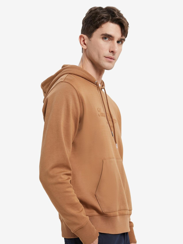 Im Lux Prep Embossed Hoodie Desert Khaki / L