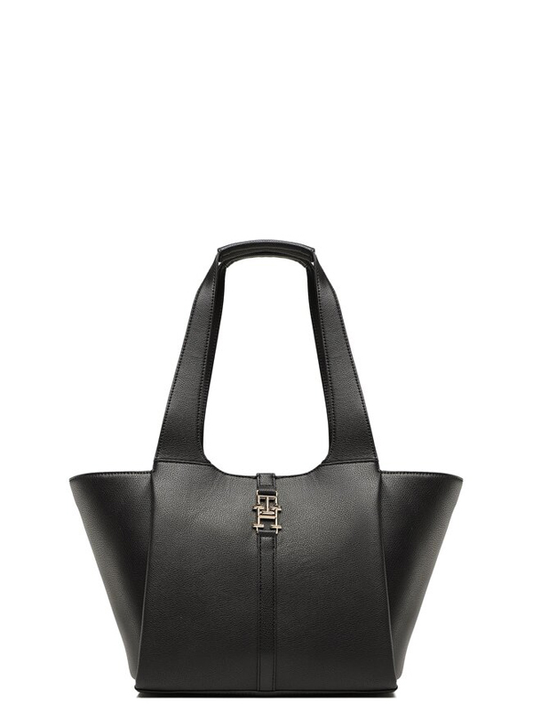 Th Plush Med Tote Black / OS