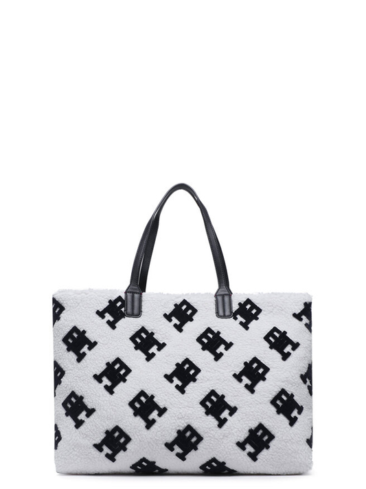 Iconic Tommy Tote Teddy White Allover / OS