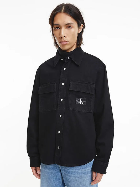 Relaxed Utility Shirt Denim Rinse / L