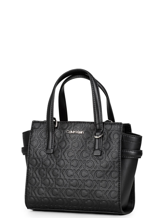 Ck Must Mini Tote Embossed Ck Black / OS