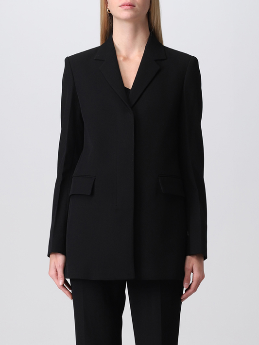 Wool Twill Tailored Blazer Ck Black / 42