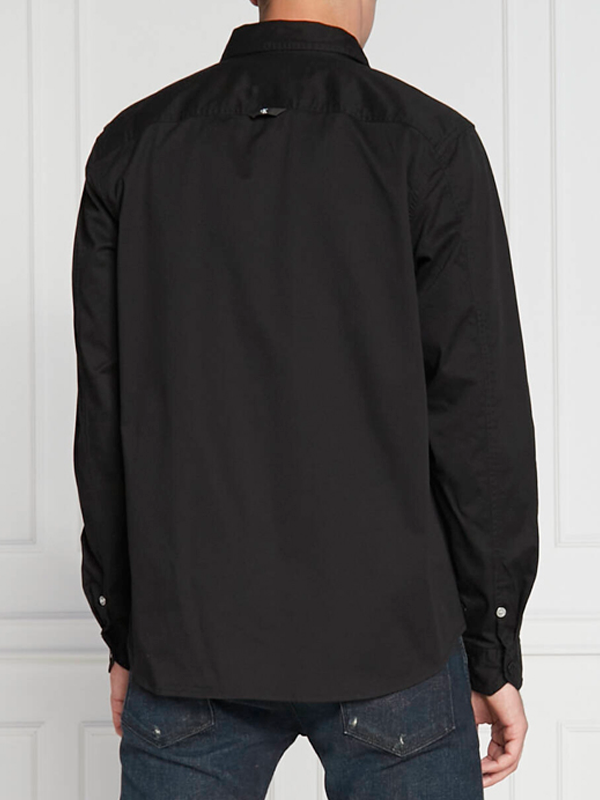 Monologo Badge Relaxed Shirt Ck Black / L