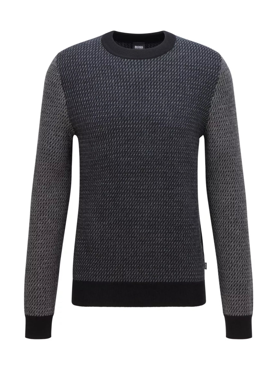 Boss Crew Neck Knitwear - Nettuno