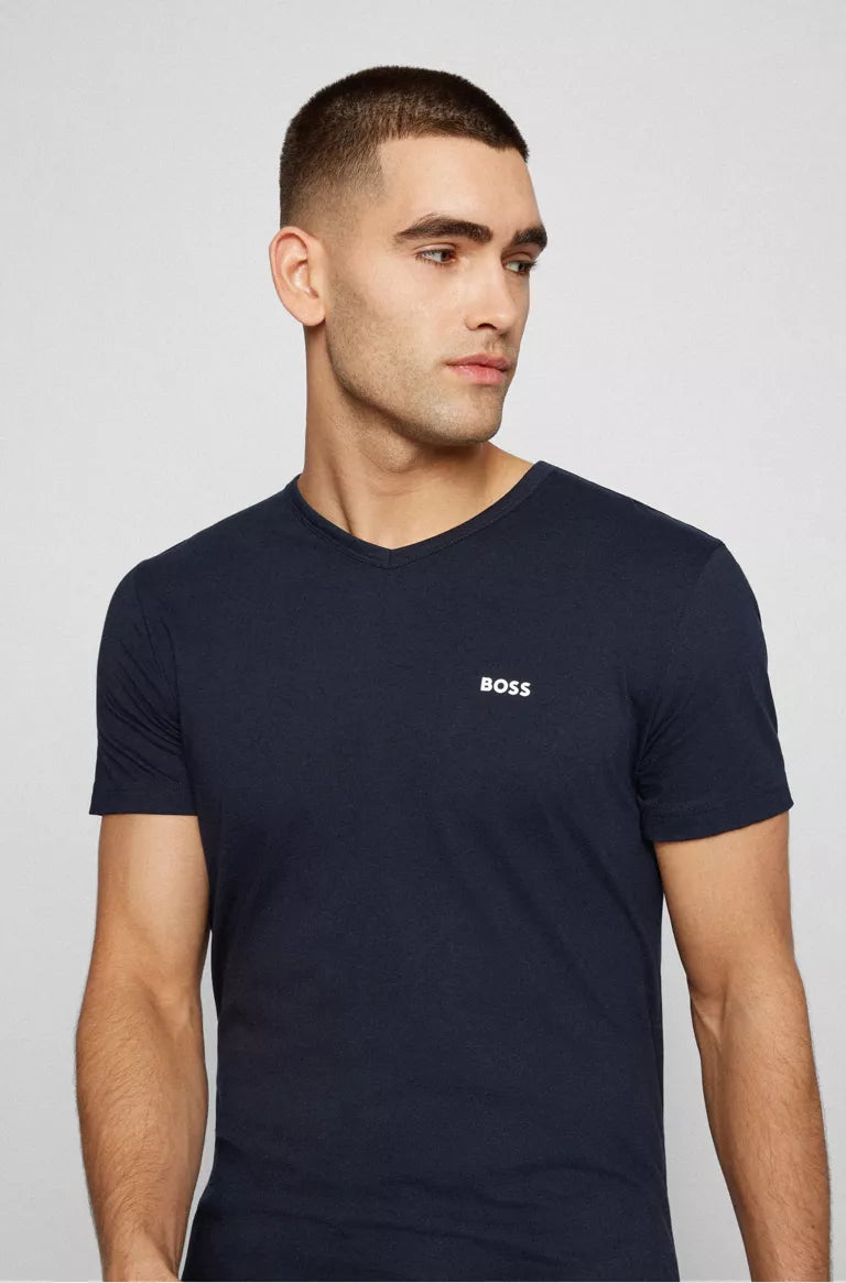 Boss V-Neck T-Shirt - Teevn