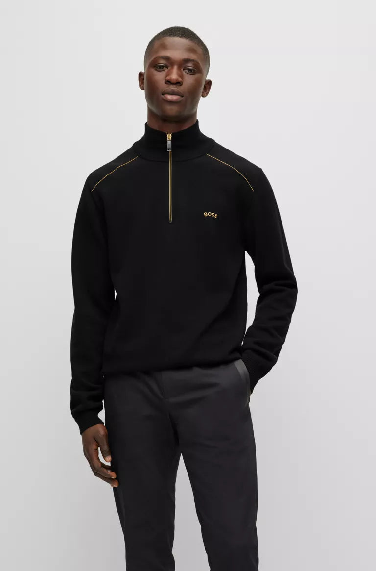 Boss Half Zip Polo - ZOLDAN